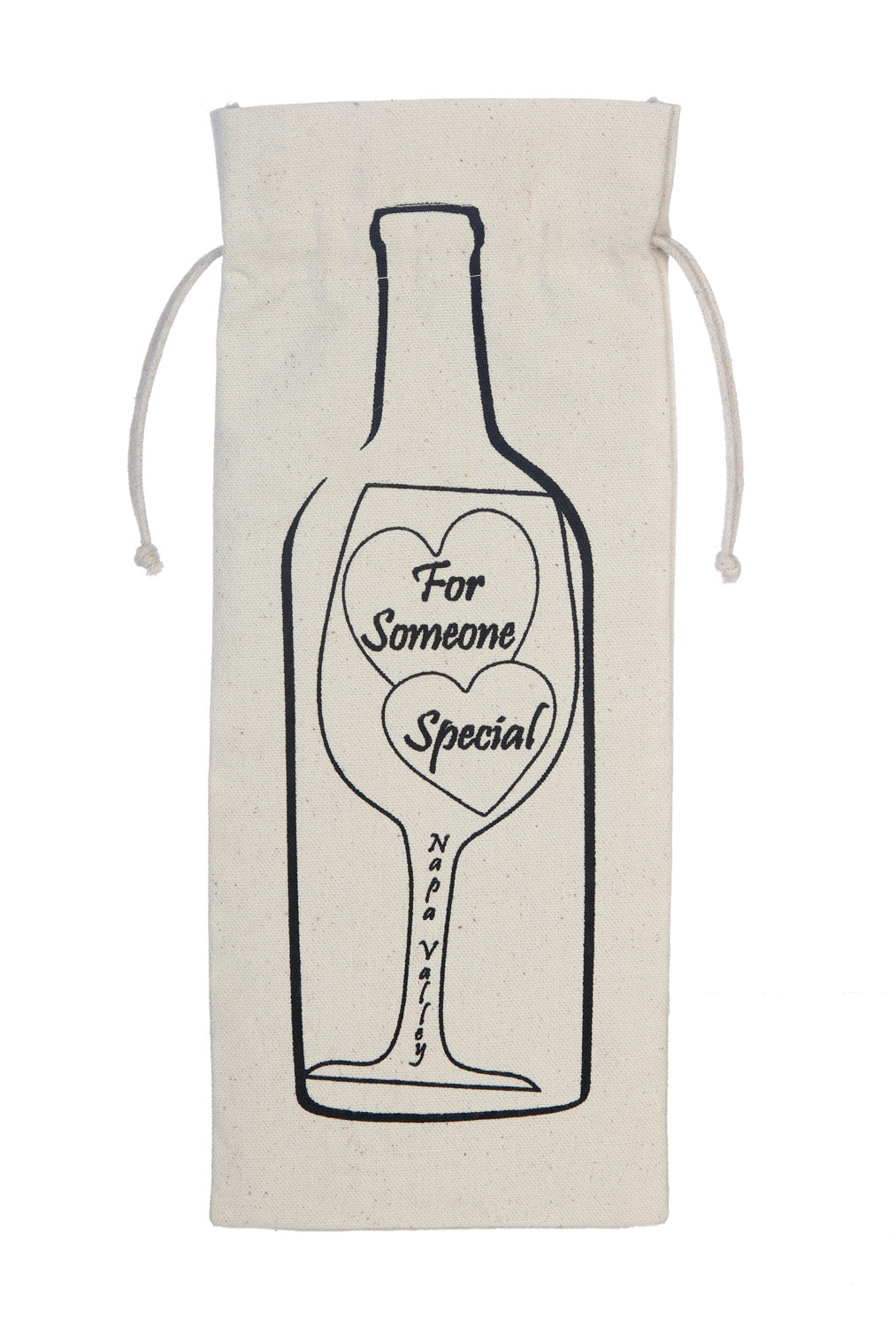 Canvas Wine Bag For Someone Special
