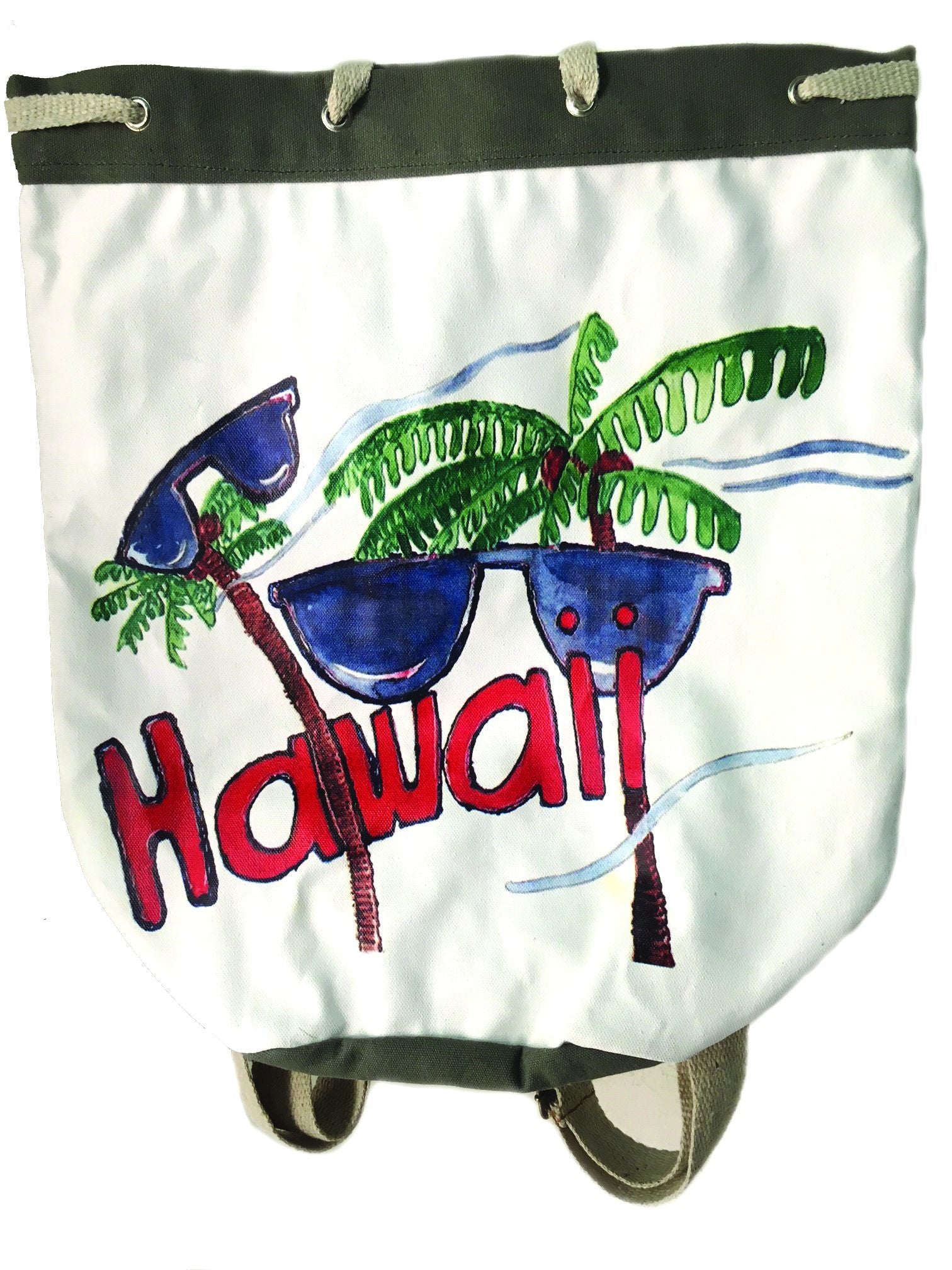Cotton Backpack Hawaii
