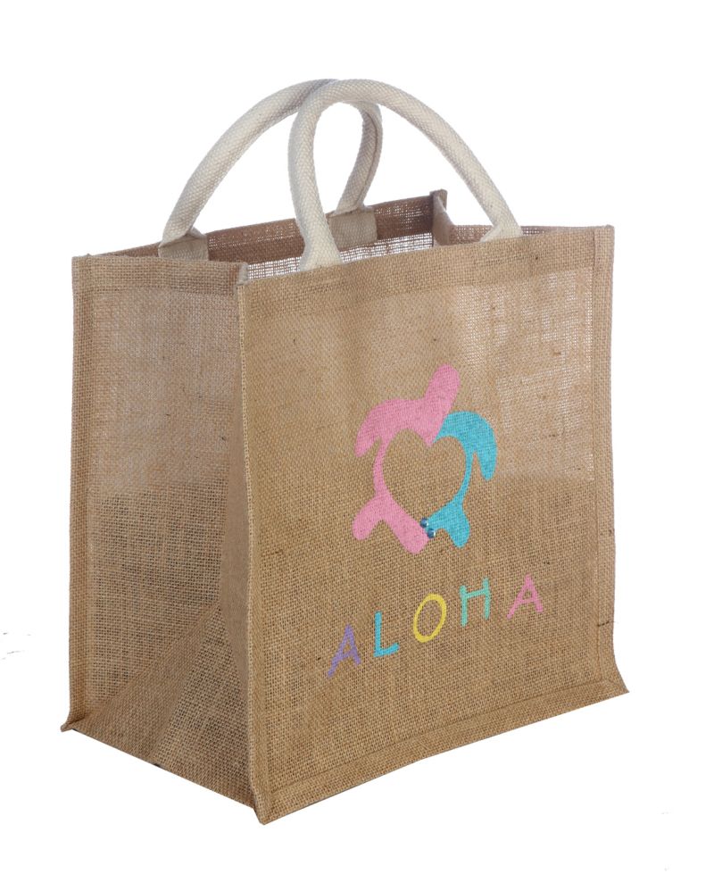 JUTE SHOPPING BAG Aloha