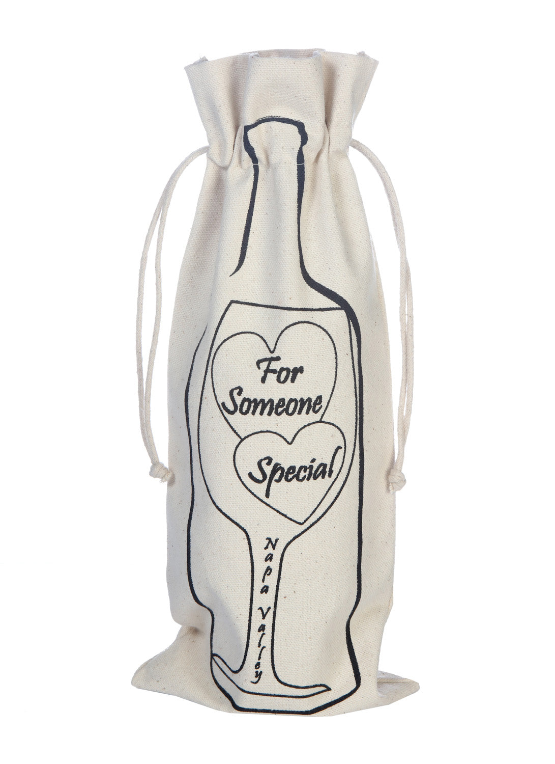 Canvas Wine Bag For Someone Special